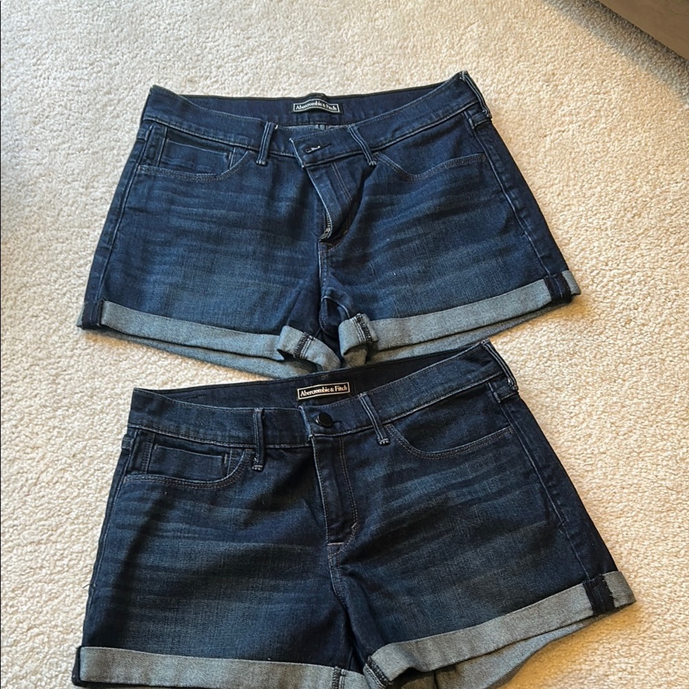 Abercrombie & Fitch Blue Jean Shorts Bundle